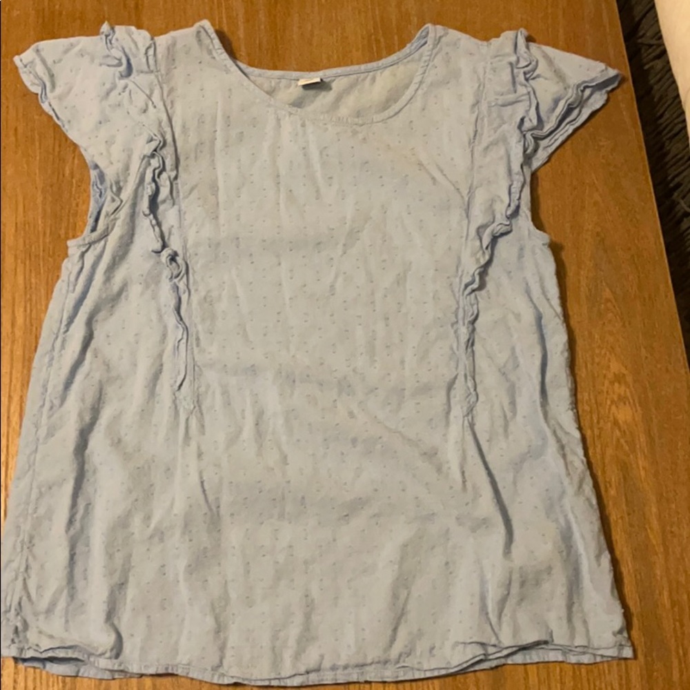 Baby blue top! Never worn💕